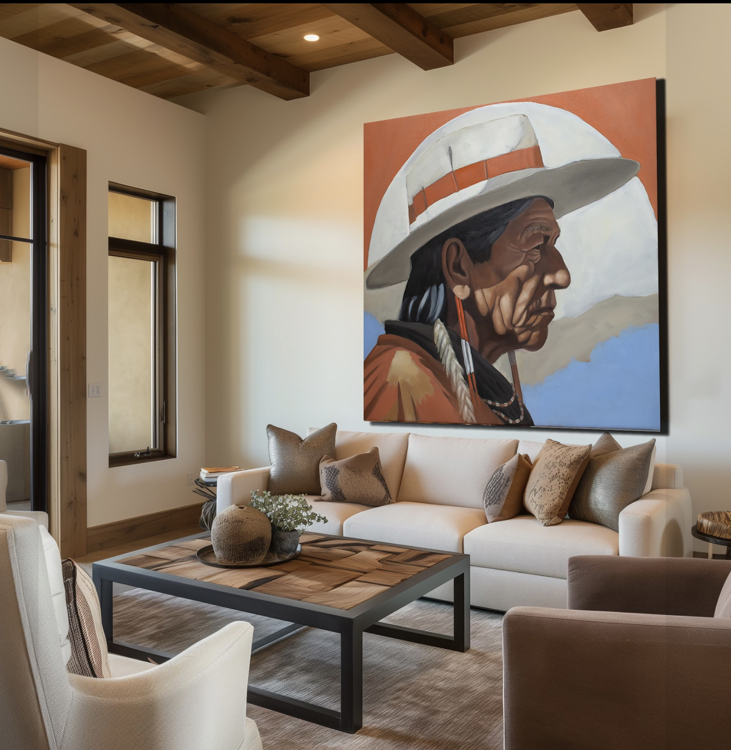 Chief shown in place