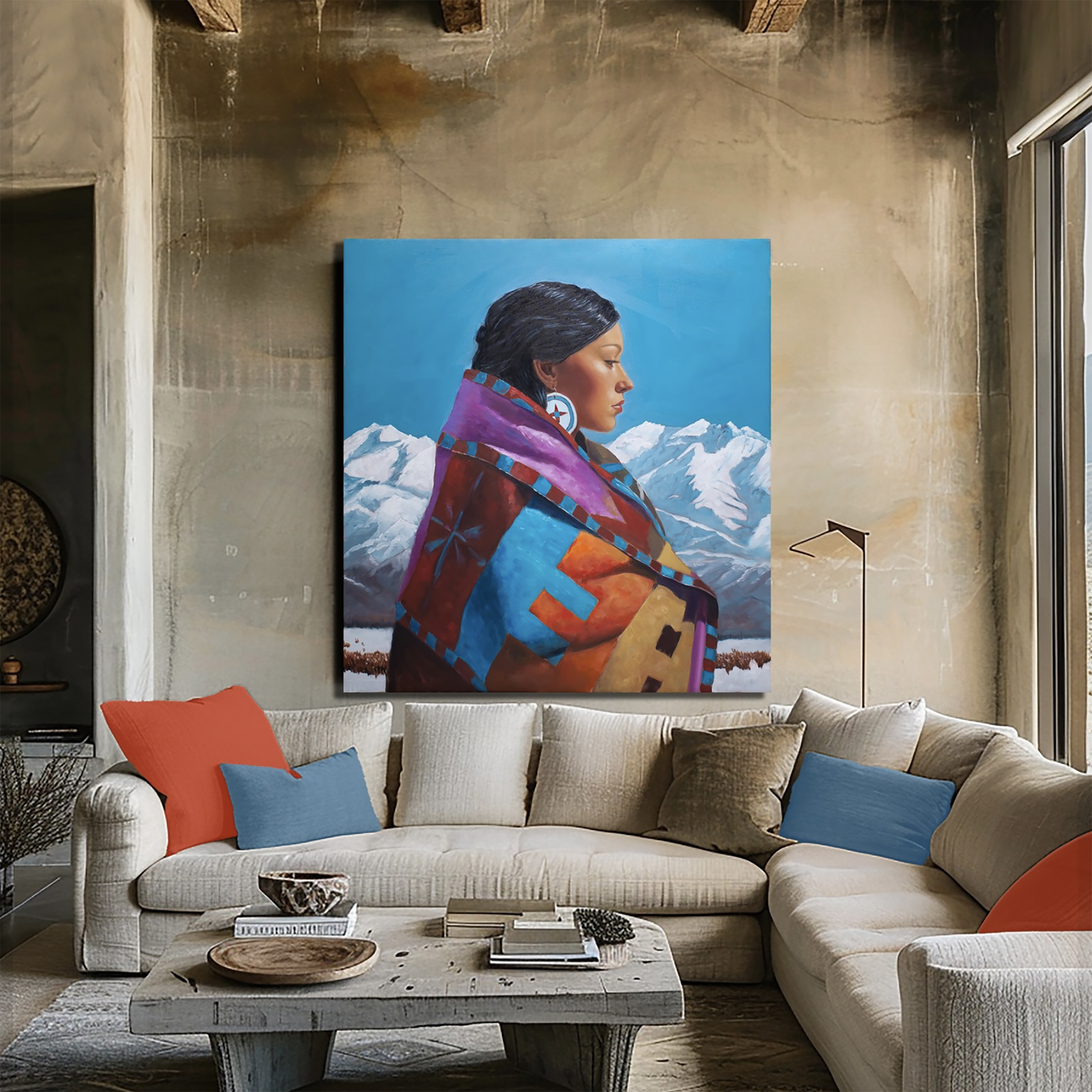 Teton Blanket shown in place