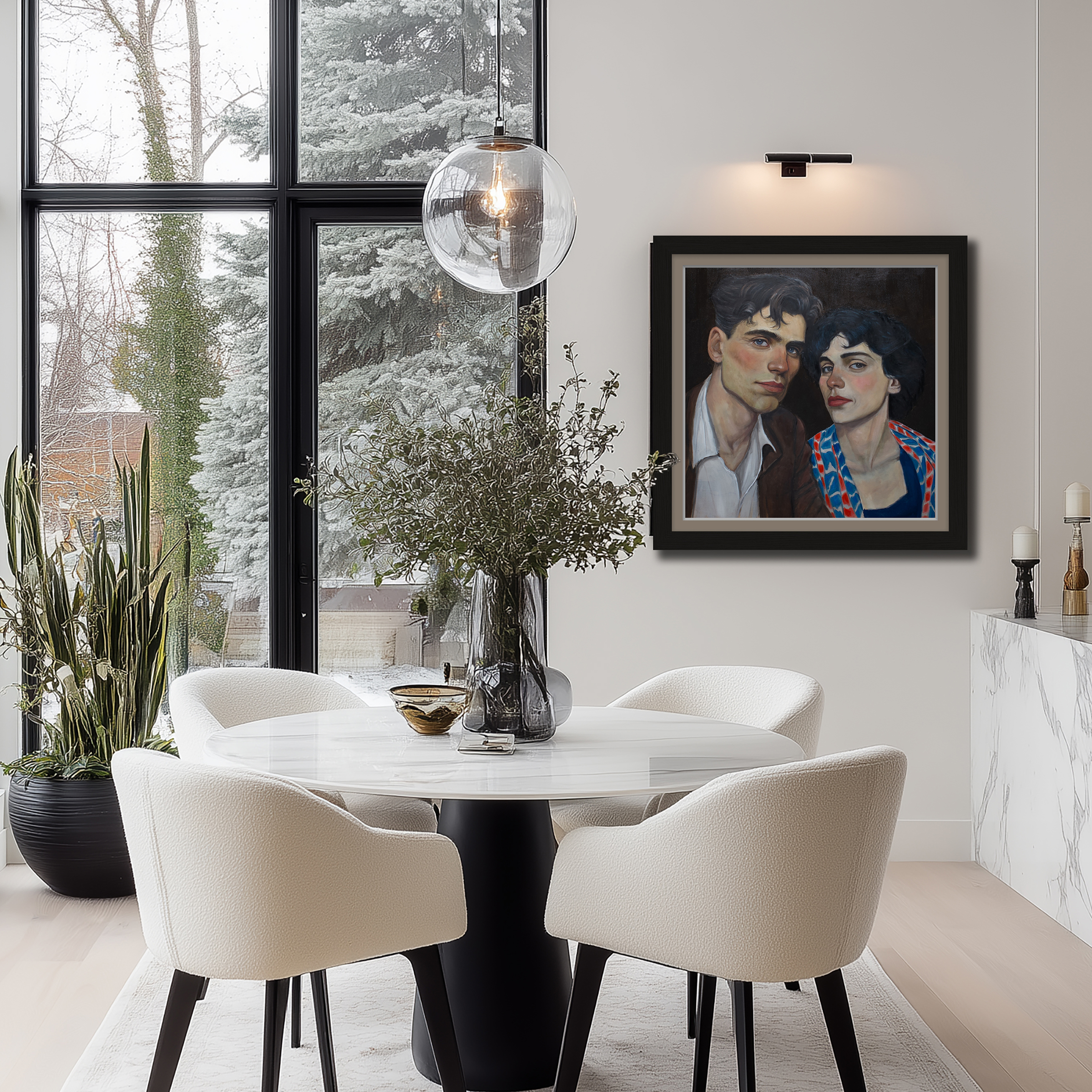 Mr. And Mrs. Egon Schiele shown in place